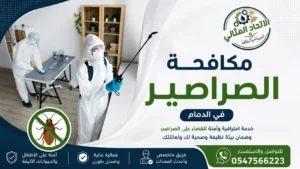  شركة مكافحة الصراصير بالدمام | إبادة فورية بالضمان