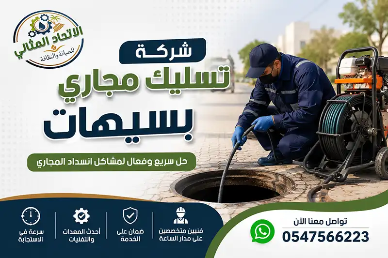 شركة تسليك مجاري بسيهات بخصم 20%